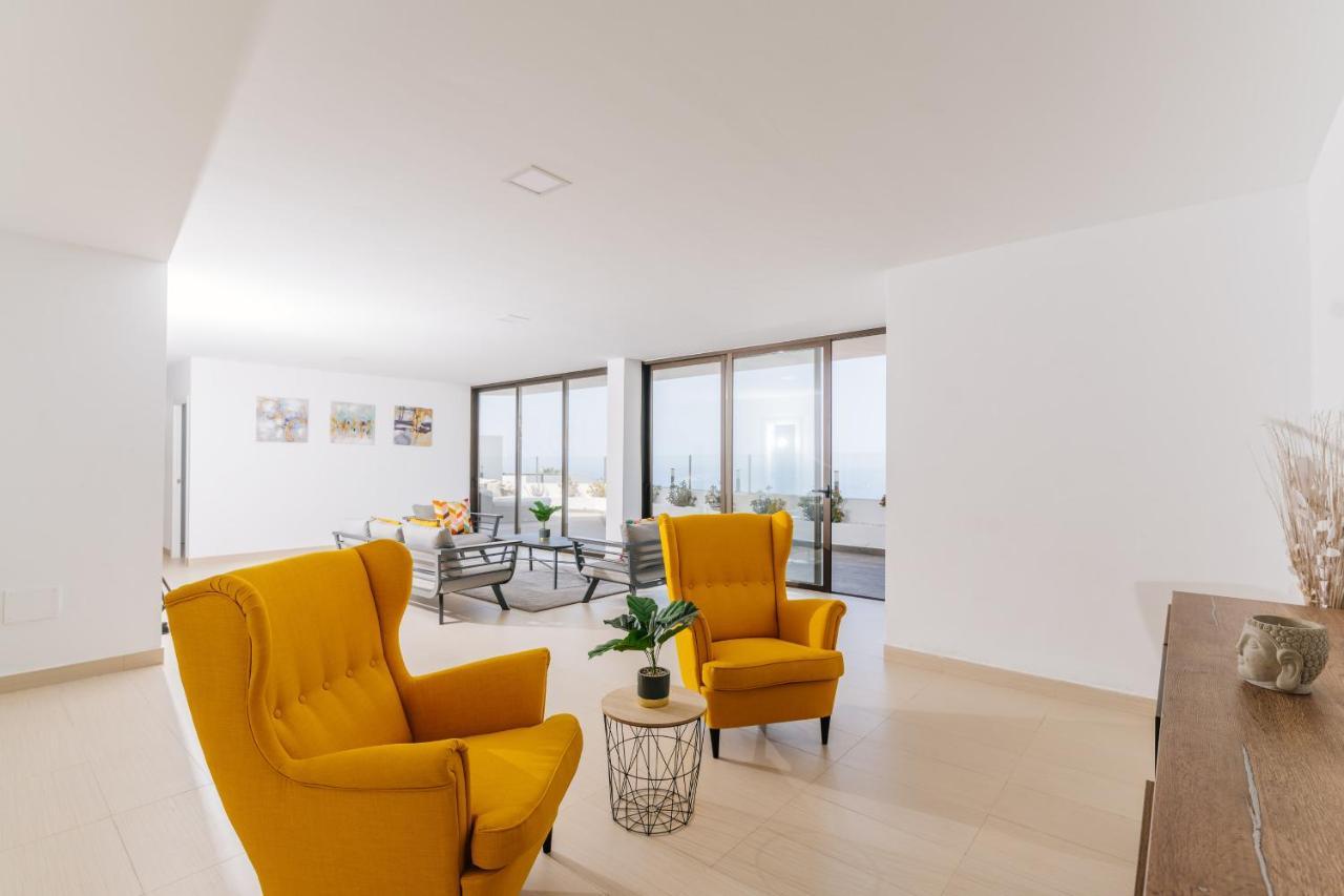 Sunset White Villa - Ocean View, Jakuzzi, Heated Pool, Air-Conditioning, Grill Playa de las Américas Buitenkant foto