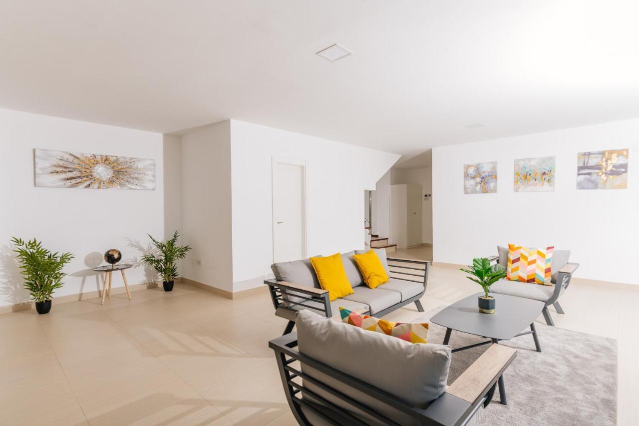 Sunset White Villa - Ocean View, Jakuzzi, Heated Pool, Air-Conditioning, Grill Playa de las Américas Buitenkant foto
