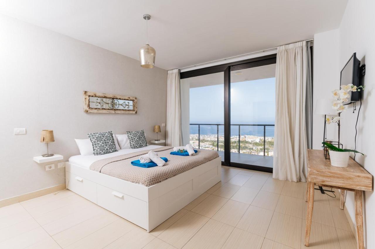 Sunset White Villa - Ocean View, Jakuzzi, Heated Pool, Air-Conditioning, Grill Playa de las Américas Buitenkant foto